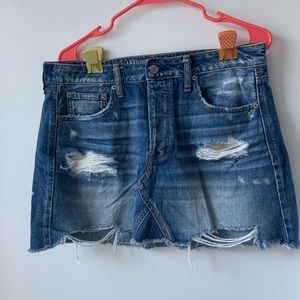 Jean Mini Skirt